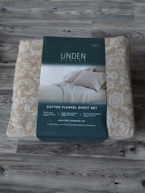 Linden Street Full Cotton Flannel Sheet Set Bonjour Brown